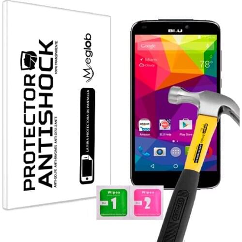 Protector de Pantalla Anti-Shock Anti-Golpe Anti-arañazos Compatible con Blu Studio G Plus