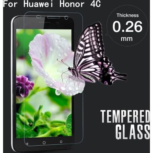Original Tempered Glass For Huawei Honor 4C Screen Protector Toughened protective film For Huawei Honor 4C glass