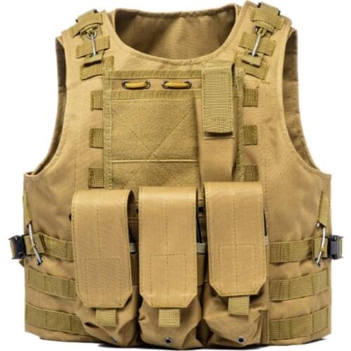 Protective Tactical Vest Body Protection For Military Police Carrier Tactical Vest