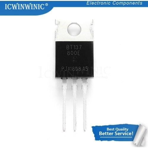 100piece BT137-800E BT137-800 TO220 TO-220 BT138 Tri In Stock