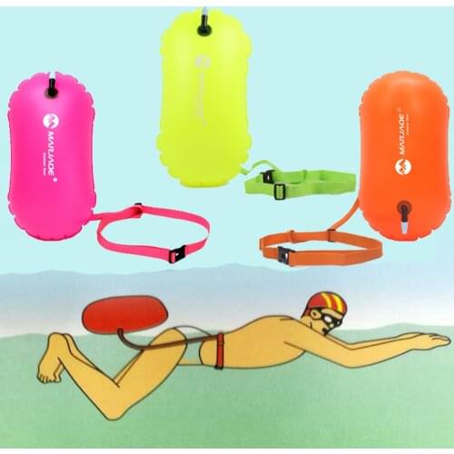 3 Color Swimming Tow Float Float Buoy Air Dry Bag Swimming Trainning Safety Mark Inflatable Flotation Bag