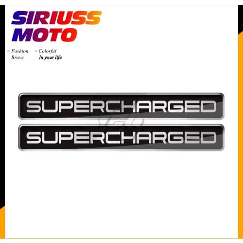 3D Motorcycle Supercharged Edition Sticker Car Motorbike Decal for BMW Honda Toyota