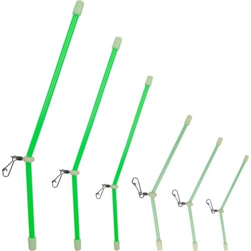 5pcs Fishing Hooked Balance plastic head Snaps with Strong pin luminous Sea Hook Lure Connector Fishing Line Pesca Accessories