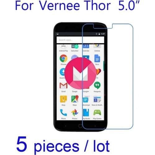 5pcs Screen Protector shield Glossy HD Clear/matte/Nano Anti Explosion Cover Guard Protective Films for Vernee Thor smartPhone