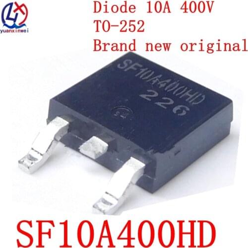 50pcs/lot SF10A400HD Diode 10A 400V SF10A400 TO-252 new original