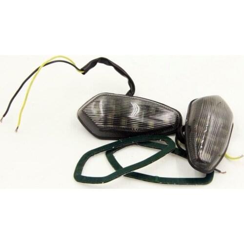 Aftermarket free shipping motorcycle parts LED Flush mount Turn Signal for yamaha 2003 2004 2005 2006 YZF R6 YZFR6 Smoke