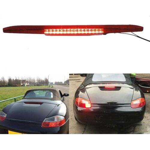 Car Red LED 3RD Third Brake Tail Stop Light Fit For-Porsche Boxster 986 1997-2004