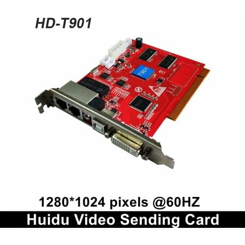 Huidu Hot Selling HD-T901 Sending Card for Full Color Indoor Outdoor Led Video Wall