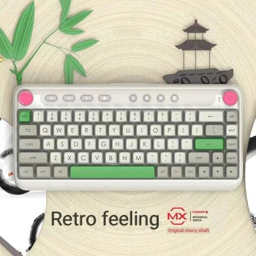 Retro 68 Key Cherry Mx Switch PBT SA Ball Keycaps Gaming Mechanical Keyboard Bluetooth-compatible/Type-C For PC iPad Mac Android