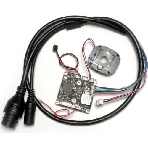 HD 4MP CCTV IP Camera Module Full Network Security IPC board H.265 ONVIF with cable IRCUT mic