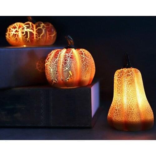 Classic Halloween Pumpkin Lantern Decoration Ornaments Home Restaurant Cafe Atmosphere Lighting Cute Mini Pumpkins Gift Kids NEW