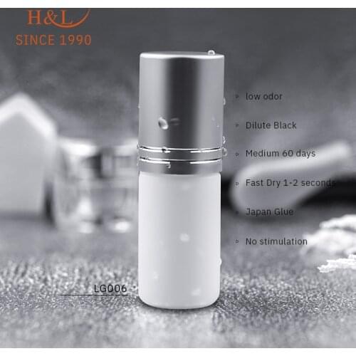 H&L SINCE 1990 5 ml Glue For Eyelash Extension 0.5 Seconds Quick Drying Eyelash Glue Pro Eyelash Glue Black Glue Retention