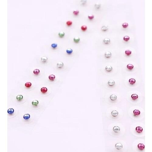 Crystal Gem Stone Magnetic Bead Clear Tape Auricular Sticker Ear SEEDS Ear Acupuncture