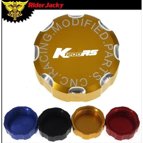 Motorcycle CNC Rear Brake Master Cylinder Reservoir Cap Cover For BMW K 1200RS K1200 RS K1200RS 1996-2005 2001 2002 2003 2004