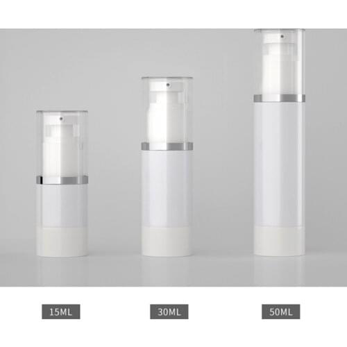 Wholesale 15/30/50ML Vacuum emulsion Bottle Airless Cream Lotion Container Pressing Travel Skin Care Bottles Lotion Toning Tube