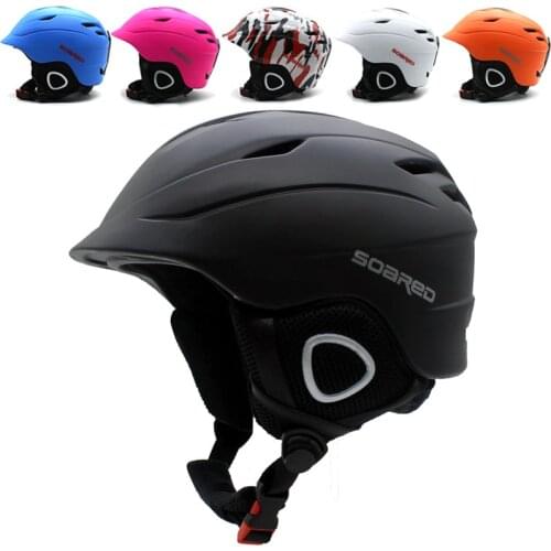 SOARED Ski Helmet Integrally-molded Skiing Helmet Safety Protect Adult Men women Thermal Ultralight Snowboard Skateboard Helmets