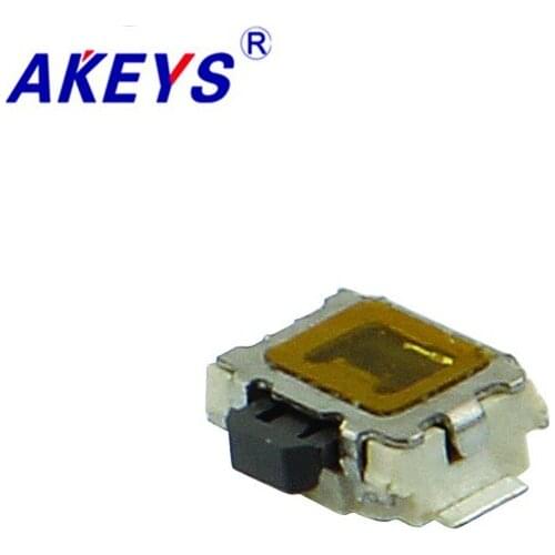 50PCS TS-A013 3*4 Waterproof tact switch side press 2 pin SMD/SMT vertical with column with fixed pin
