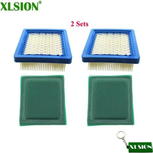 XLSION 2x Air Filter For Tecumseh 36046 740061C 36634 740061 OH95 OH195 OHH50-OHH65 VLV 50 55 60 65 66 Vector World 4HP 5.5HP