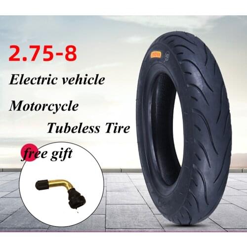 High Quality 2.75-8 Tires Electric Vehicle Vacuum Tire Motorcycle Tubeless Tyre