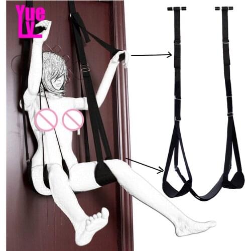 YUELV Adult Game Sex Door Swing With Cushion Chair Fetish Bondage Sex Furniture Hanging Auxiliary Sex Toys For Couples Erotics