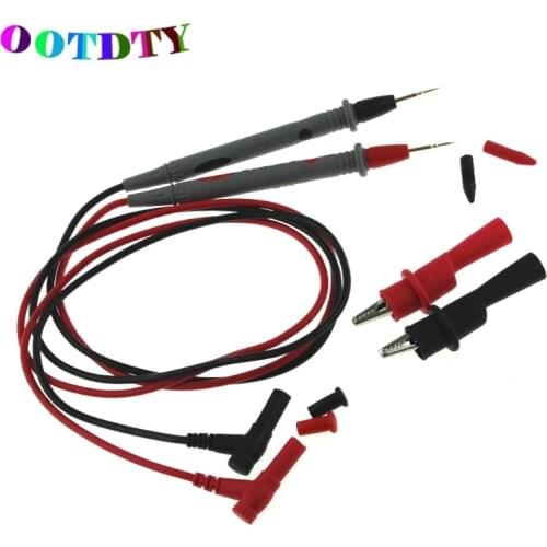 OOTDTY Alligator Clips Clamp Cable Digital Multimeter Test With 1000V 20A Test Lead