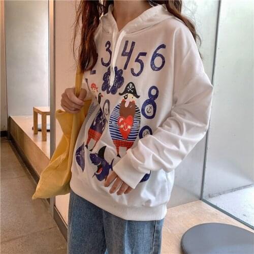 Sweatshirt women 2020 Korean womens fashion students loose bf lazy style thin early autumn coat