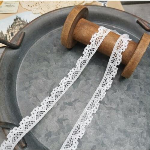 6 Meters Elastic Lace Stretch 2.3cm width Elastic Lace Trim Ribbon Underwear Sewing Craft DIY Garment Accessories