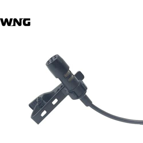 3.5mm Metal Lavalier Microphone Anti-noise Mic Microphones w/Collar Clip Sponge Cover for Smartphone