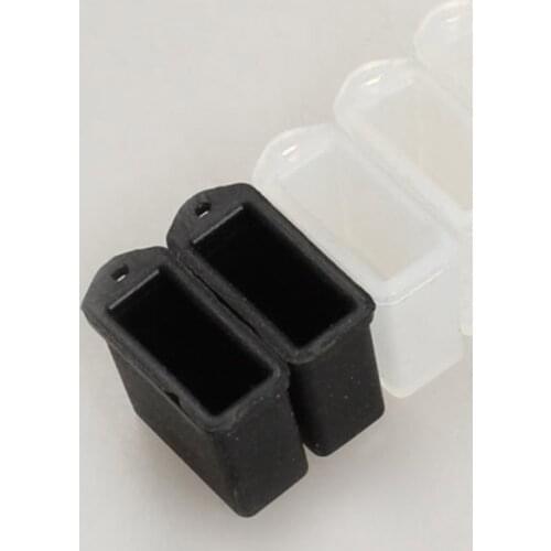 5 Pcs/Set Silicone USB Type A Male Anti-Dust Plug Stopper Cap Cover Protector QJY99