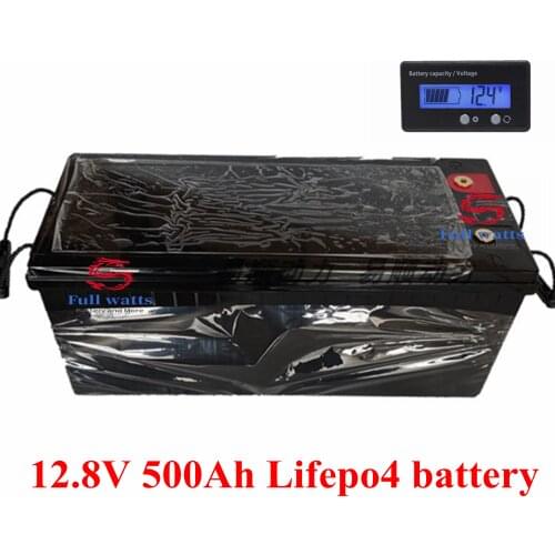 12V LiFePO4 Battery Pack 500Ah 400Ah With BMS Lithium Power Golf Cart Batteries RV campers off-road Off-grid Solar energy