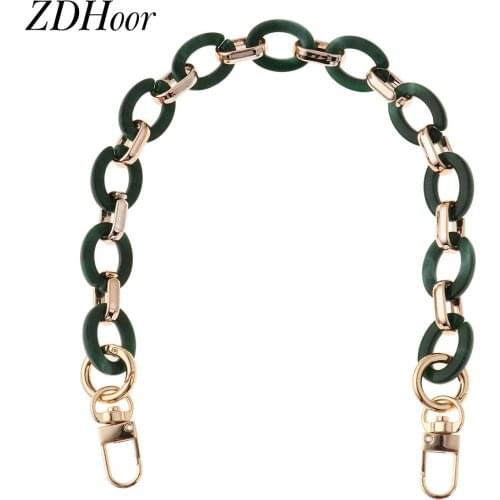 Acrylic Bag Chain Fashion Detachable Handbag Strap Femme Purse Wallet Handle DIY Decorative Chains Grips for Women Shoulder Bags