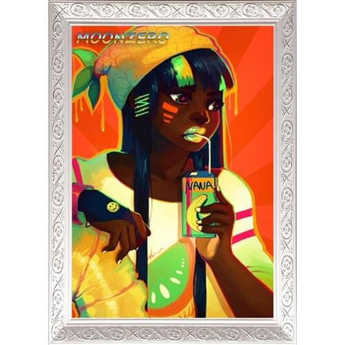 Pineapple Girl 5D Diamond Painting Cross Stitch Diy Square Crystal Embroidery Full Square Drill Diamond Mosaic Pasted Needlework