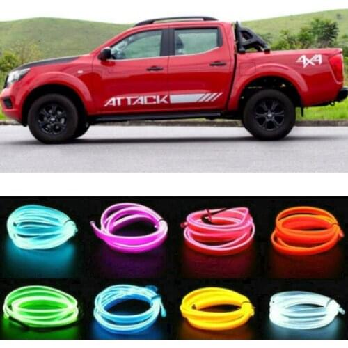 5m el Atmosphere Lamp Interior Mood Lighting For Nissan Frontier Peugeot Landtrek Renault Alaskan Skoda Mountiaq