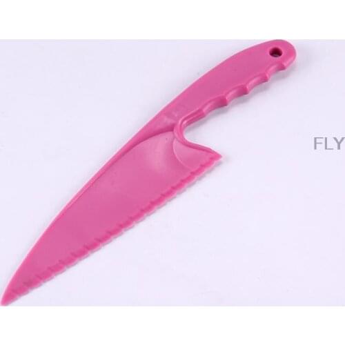 Cake bread knife plastic knife plastic food grade plastic childrens knife