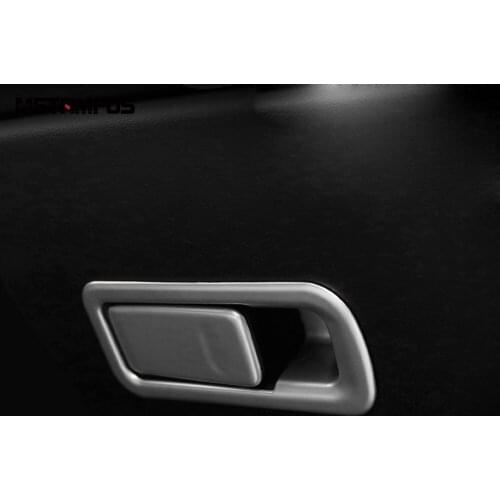 For Jeep Renegade 2014-2016 2017 Matte Glove Storage Box Locker Handle Cover Trim Decoration Interior Accessories Car Styling