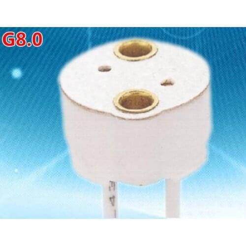 Ceramic G8 Lampholders Light Socket 20cm/50cm wire