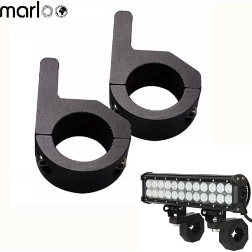 Marloo 2X Mounting Bracket Tube 25mm-30mm 35mm-50mm Mounting Bracket Tube Clamp Roof Roll Cage Holder For Work HID LED Light Bar