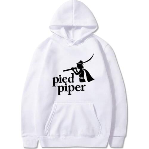 Autumn Mens Hoodies Pied Piper Cartoon Print Sweatshirt Men Unisex New Fashion Long Sleeve Cool Funny Top Hooded Coat