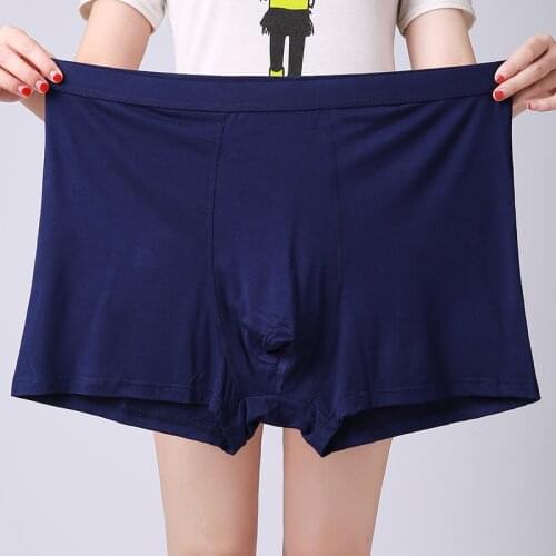 140KG Male Panties Comfortable Mens Boxers Shorts Modal Loose Large Extra Plus Size Fat Underwear 7XL Breathable Men Underpants