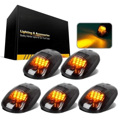 Set Car Lights 12 LED Assembly Bulbs Cab Roof Top Replacement Marker Running For Dodge Ram Accessories Durable Parts