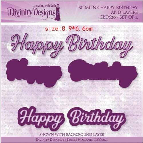 Sirius English happy Birthday festival Metal Cutting Dies Kits for DIY Craft Making Greeting Card Album Scrapbooking cutting die