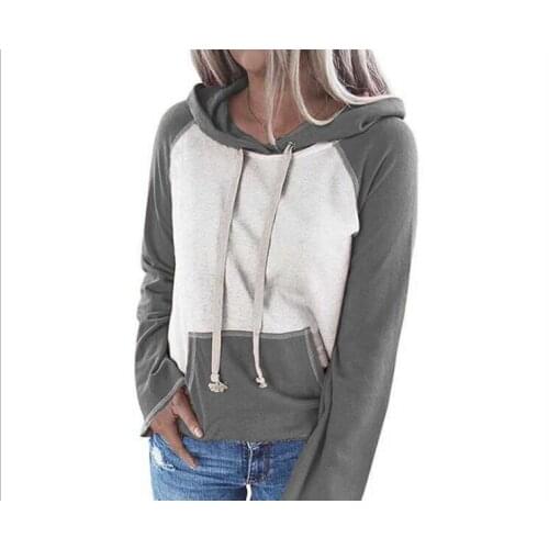 New European and American Pullover color matching casual sweater women in autumn and winter 2020