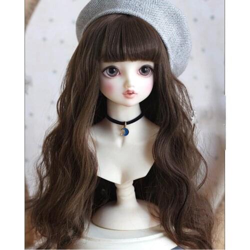 New Arrival 1/3 1/4 1/6 1/8 High Temperature Wire Cute Style BJD Doll Wig Accessories