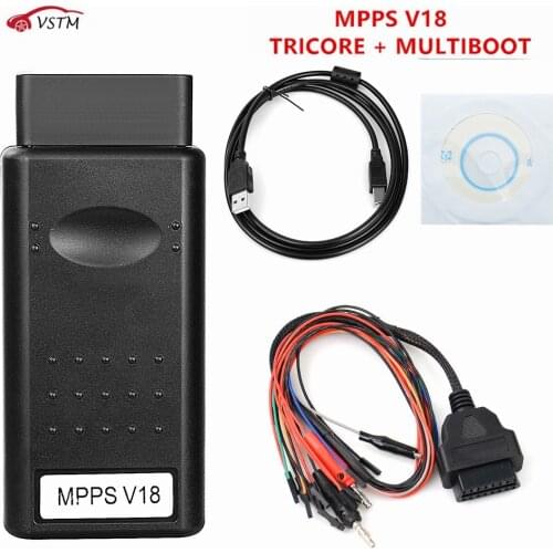 2021 New arrived MPPS V18 MAIN + TRICORE + MULTIBOOT with Breakout Tricore Cable Hot Sales