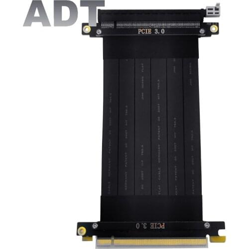 New PCI Express High Shielding Property PCIe 3.0 16x Flexible Cable Card Extension Port Adapter High Speed GUP Riser Cable