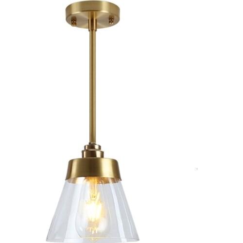 Shenzhen Wholesale Brass Goods Interior Decor Lighting Cheap Modern Individual Pendant Lamp With Round Ceiling Rose