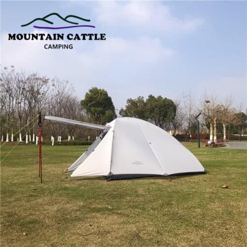 Outdoor Camping Tent Ultralight Backpacking Tent Waterproof Outdoor Hiking Tent 210D Oxford Double Layer 4 Season Tent