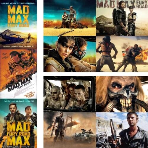 Mad Max Posters Movie Wall Stickers Glossy Paper Prints High Definition Home Decoration Livingroom Bedroom Bar