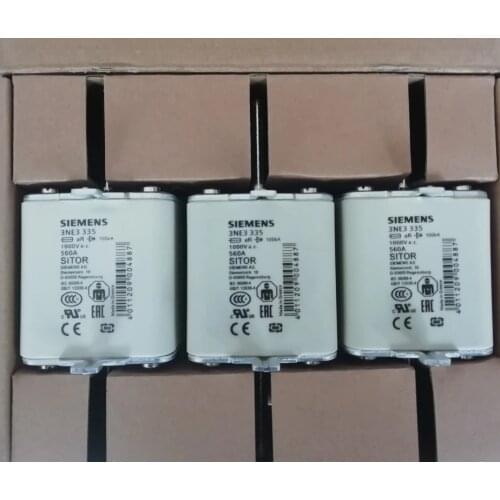 Fuses: 3NE3335 560A 1000V NH2 / 3NE3336 630A 1000V NH2 aR