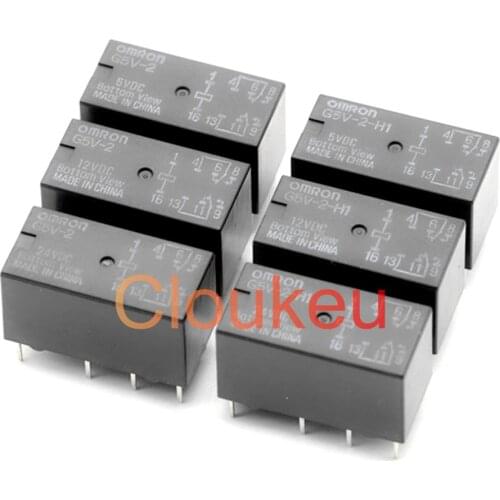 Relay G5V-2-H1- G5V-2-5VDC 12VDC 24VDC 1A 2A 8pin